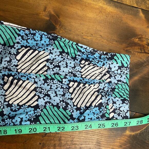 Free People Movement The Way Home Printed Joggers Womens Small Blue Green Floral - Picture 12 of 12